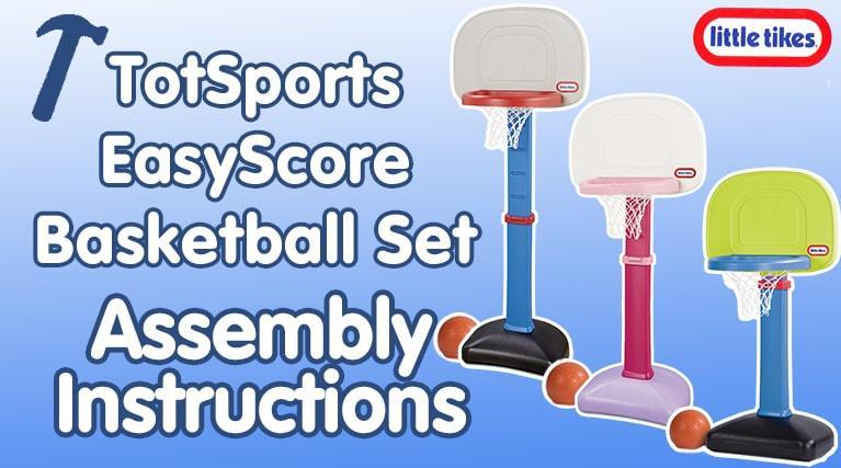 Totsports Easy Score Basketball Set new video assembly