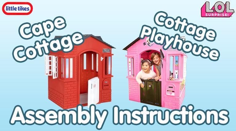 Cape Cottage and LOL Surprise Cottage new video assembly