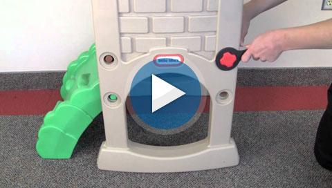 Climb & Slide™ Castle video assembly