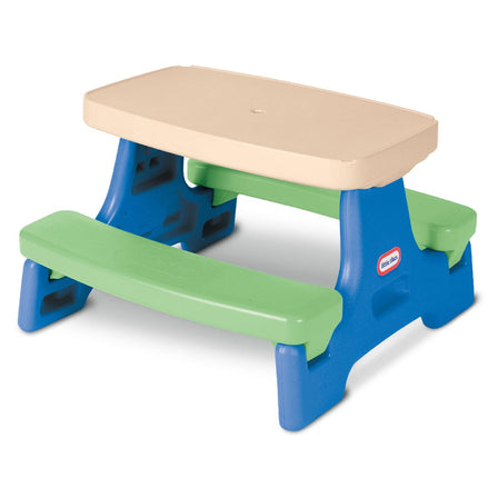 Easy Store™ Jr. Play Table - Blue/Green - 
Sized right for younger children to use indoors or outdoors.