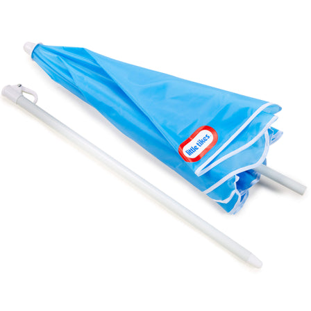Easy Store™ Jr. Play Table with Umbrella - Blue/Green - 
The stylish umbrella is easy to put up, take down and put away.