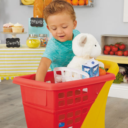 Little Tikes Shopping Cart - 
Kids can take their favorite toy along for the ride in the shopping cart seat.