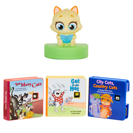 Story Dream Machine™  Random House Colorful Cat Collection - 
Enjoy 3 Cat stories and 1 Cat character that adds light effects in nightlight mode.