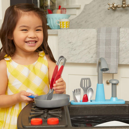 First Sink & Stove - 
Kids can pretend they’re cooking and washing dishes for hours of fun.