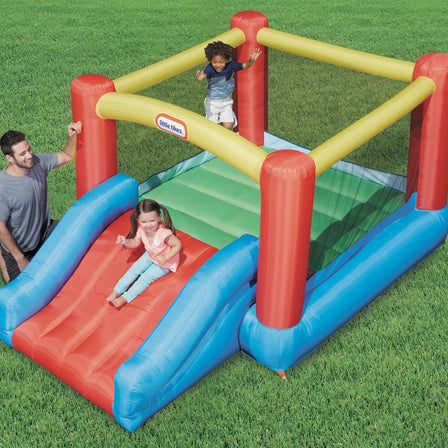 Jr. Jump 'n Slide™ Bouncer - 
Kids can jump, slide and bounce.