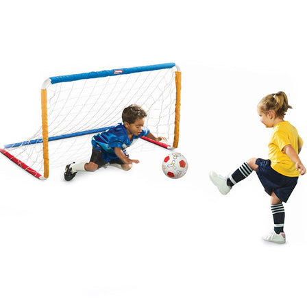 Easy Score™ Soccer Set - Primary - 
Goalies gain confidence making saves while shooters improve their shot making skills