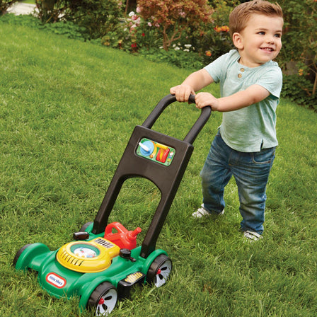 Gas 'n Go Mower™ - 
This toy mower encourages pretend play and get kids moving and mowing.
