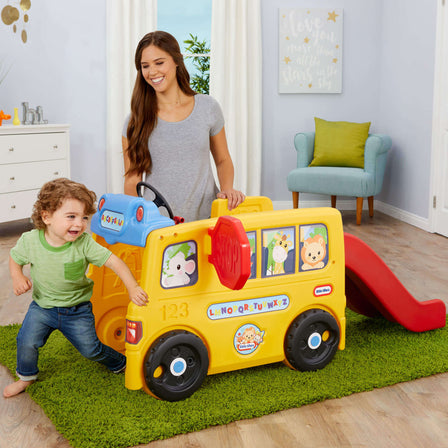 School Bus Climber - 
Durable and safe for indoor or outdoor play.