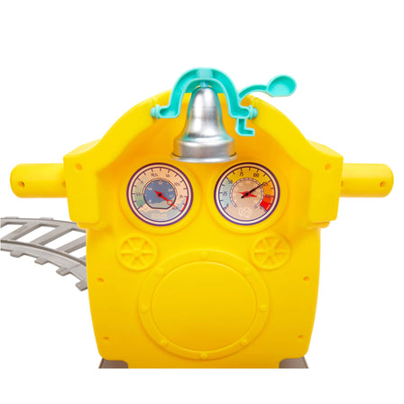 Cozy Train Scoot™ - 
Let folks know you’re coming with a ding, ding for train-themed fun.