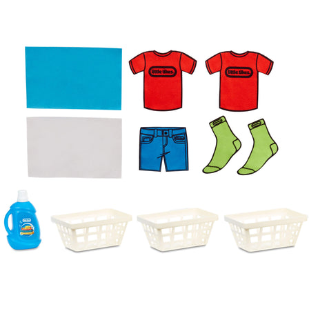 First Washer - Dryer - 
Includes 11 laundry accessories that can be stored inside the washer-dryer for easy cleanup.