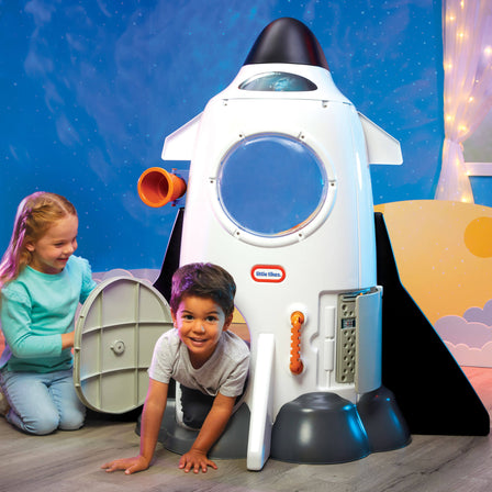 Adventure Rocket™ - 
Crawl through the escape hatch to take a spacewalk and explore the planets.