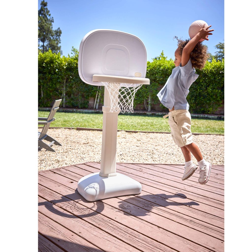 Cloud Collection™ TotSports™ Easy Score™ Basketball Set with 3 Basketballs