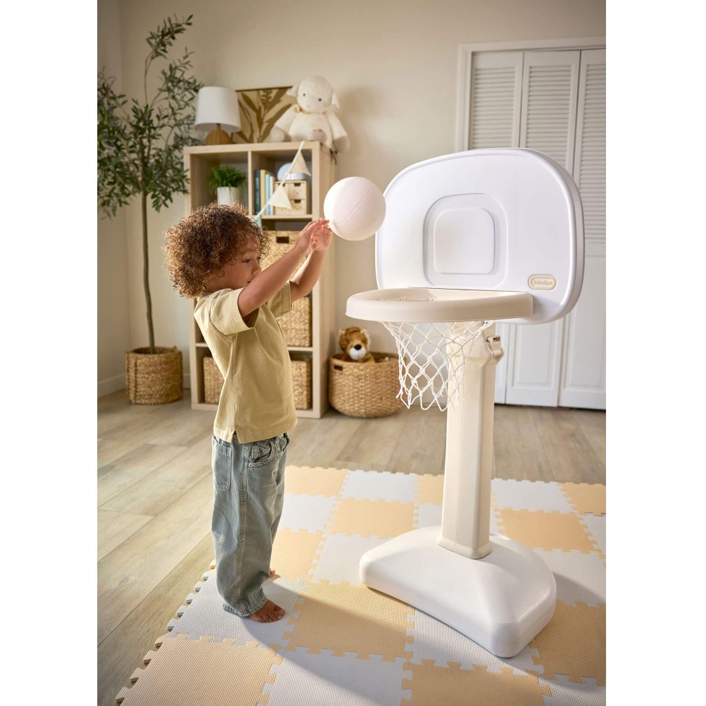 Cloud Collection™ TotSports™ Easy Score™ Basketball Set with 3 Basketballs