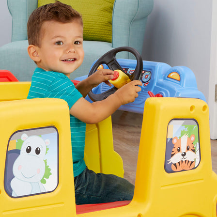 School Bus Climber - 
Put kids in the driver seat with this fun climber.