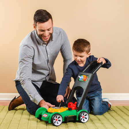 Gas 'n Go Mower™ - 
Pull the cord to hear engine sounds.