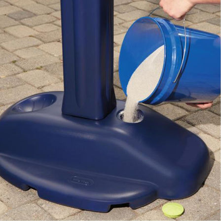 Adjust 'n Jam Pro™ Basketball Set - 
Base must be weighted with sand.