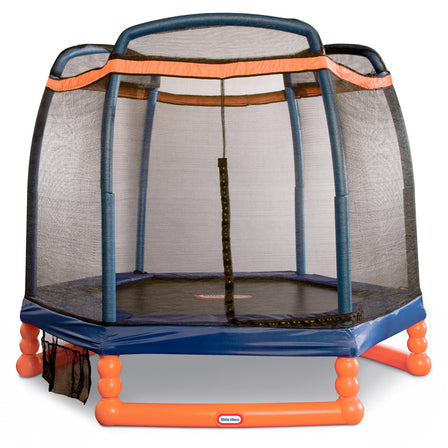 7ft. Trampoline with Safety Net Enclosure - 
A perfect starter trampoline for toddlers and older kids.