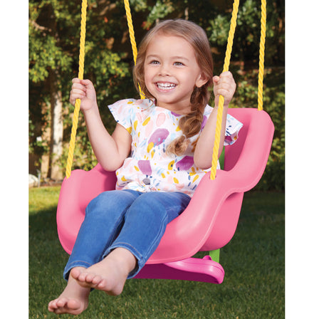 2-in-1 Snug 'n Secure™ Swing - Pink - 
Holds child up to 50lbs.