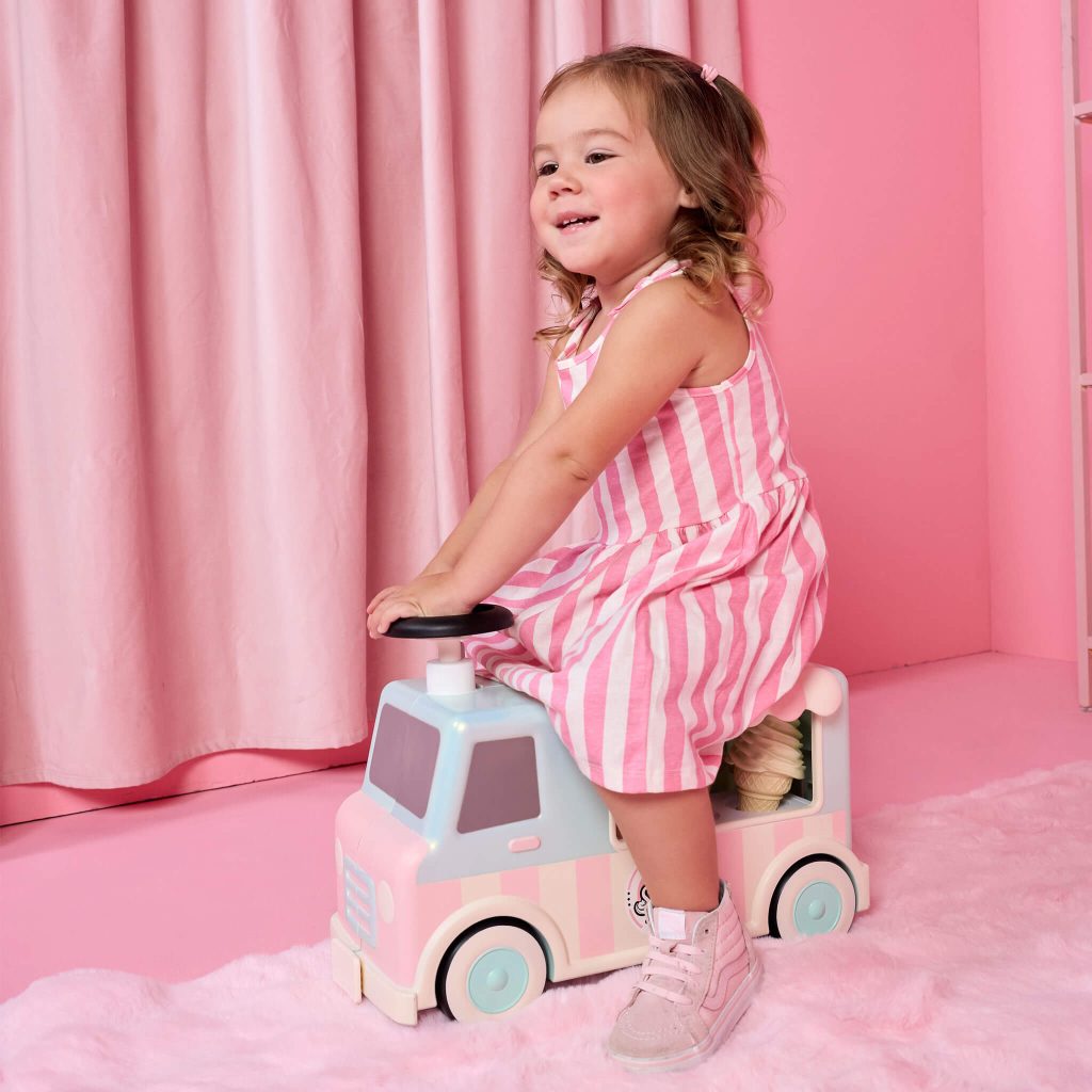 Sweet Spaces™ Ice Cream Scoot N' Serve™ Ride-On