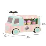 Sweet Spaces™ Ice Cream Scoot N' Serve™ Ride-On