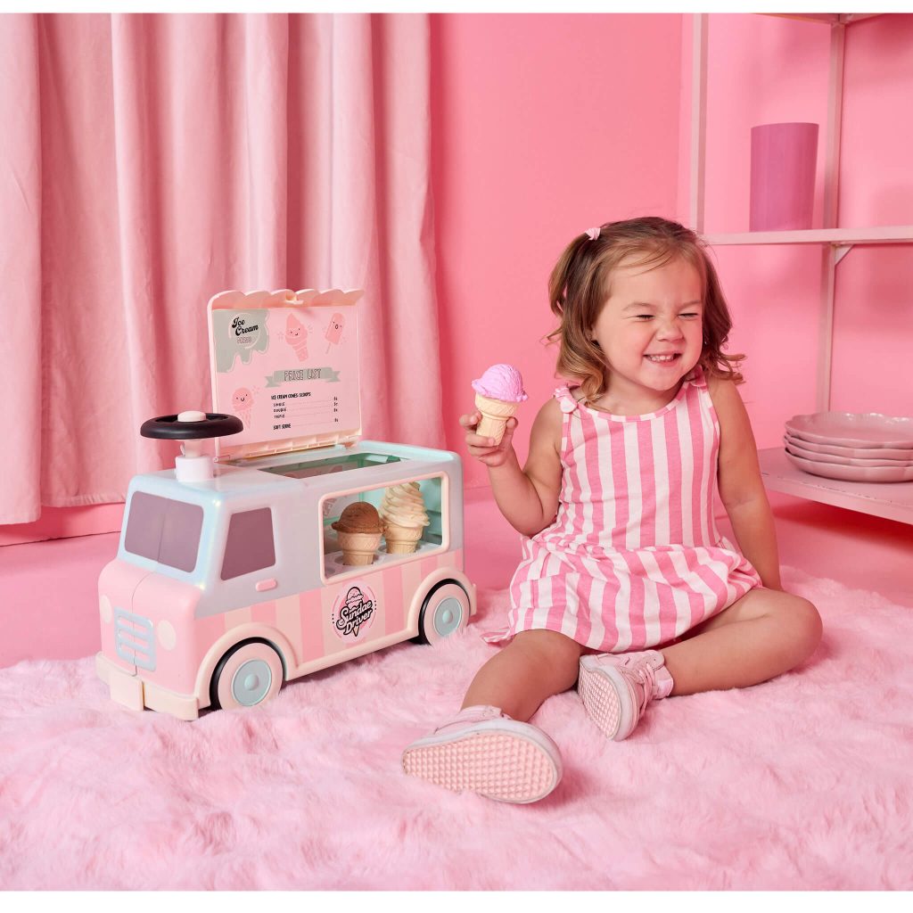 Sweet Spaces™ Ice Cream Scoot N' Serve™ Ride-On