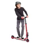 Viro Rides Compact Scooter Black and Red