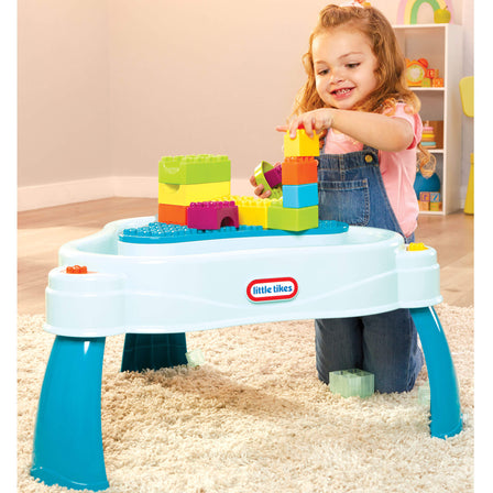 Build & Splash™ Water Table with 50+ Accessories - 
Little ones can enjoy year-round wet/dry play both indoors and outdoors.