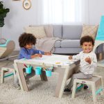 2-in-1 Easel and Art Table