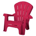 Garden Chairs - Red 4 Pack