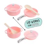 Sweet Spaces™ Pots & Pans Set - Pink