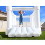 Cloud Collection™ White Jr. Jump 'n Slide™ Bouncer