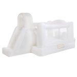 Cloud Collection™ Jump ‘n Double Slide Bouncer – White