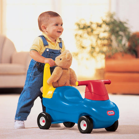 Push & Ride™ Racer - 
A riding toy and walker in one.