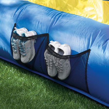Jump 'n Slide™ Bouncer - 
Shoe storage.