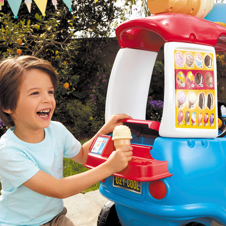 Ice Cream Cozy Truck™ - 
Display the cones, take your payment, and then store everything in the cooler to make clean up easy.
