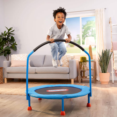 3 - Foot Trampoline - 
Great energy burner for kids who love to be active but can't go outside.