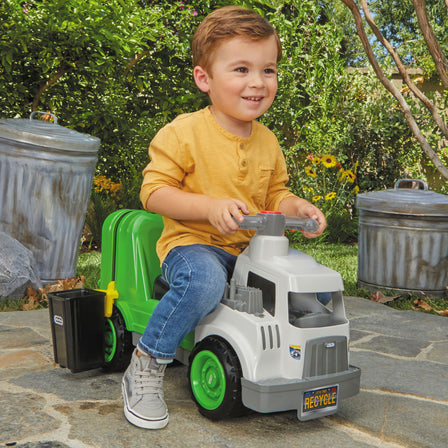 Dirt Digger™ Garbage Scoot - 
Little Tikes Dirt Digger Scoot can be use indoor and outdoor.