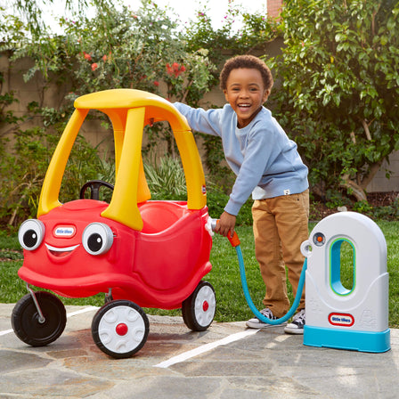 Cozy E-Charging Station - 
Kids can plug in and charge their car just like mom and dad. 