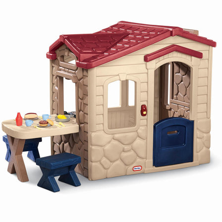 Picnic on the Patio™ Playhouse - 
Playhouse has a built-in picnic table with complementary benches.