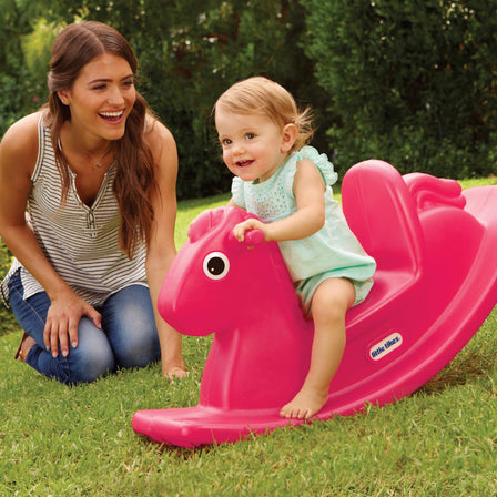 Rocking Horse - Magenta - 
Ideal for toddlers to make imaginary gallops as in real-life.