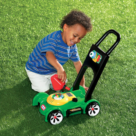 Gas 'n Go Mower™ - 
With the removable gas can kids can pretend to fill up the mower.