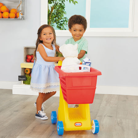 Little Tikes Shopping Cart - 
The shopping cart promotes socialization, imagination and role play.