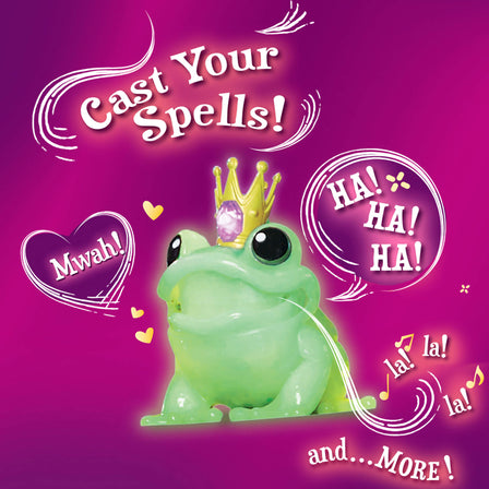Magic Workshop™ - 
Will the frog fall in love, sing a silly song, change colors, laugh or mimic your own voice.