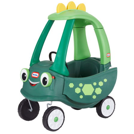 Little Tikes Cozy Coupe® Dino - 
Dino has a fun design, a parent push handle and a removable floorboard.
