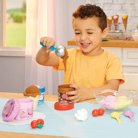 Creative Chefs™  Ice Cream Kit - 
Serve ice cream in a cone or a bowl. This playset has everything you need to create your treats.