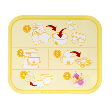 Creative Chefs™ Bakers Kit - 
This playset includes an easy-to-read recipe card with visuals allowing kids to follow basic instructions.