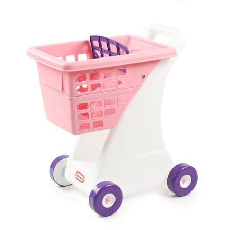Shopping Cart - Pink - 
Toy shopping cart lets kids’ mimic trips to the grocery store, just like mom and dad.