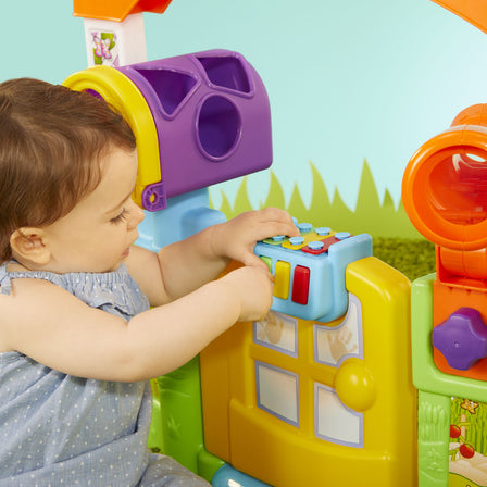 Activity Garden™ - 
Colored chimes and buttons allow children to explore musical play.