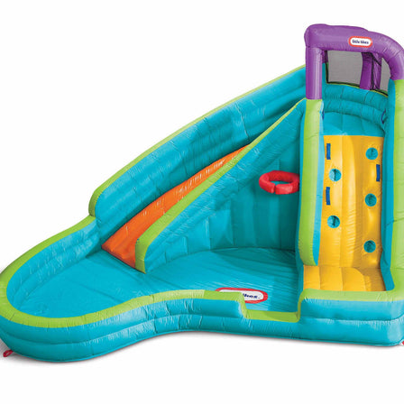 Slam 'n' Curve Slide - 
Kids will love sliding down this fun inflatable water slide and landing into the cool waters of the splash pool.