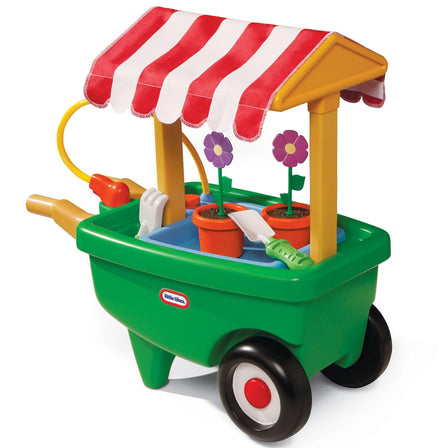2-in-1 Garden Cart & Wheelbarrow - 
Garden cart with play gardening accessories will spark your child’s imagination